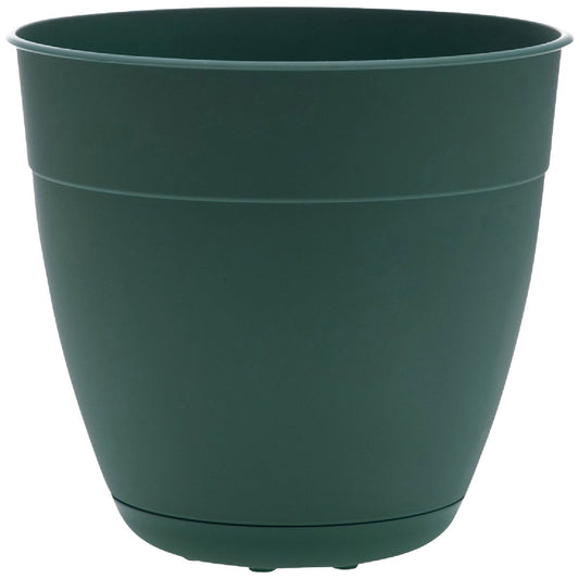 Bloem Ocean Series Dayton 10.95 In. H. x 10.75 In. Dia. Recycled Ocean Plastic Turtle Green Planter