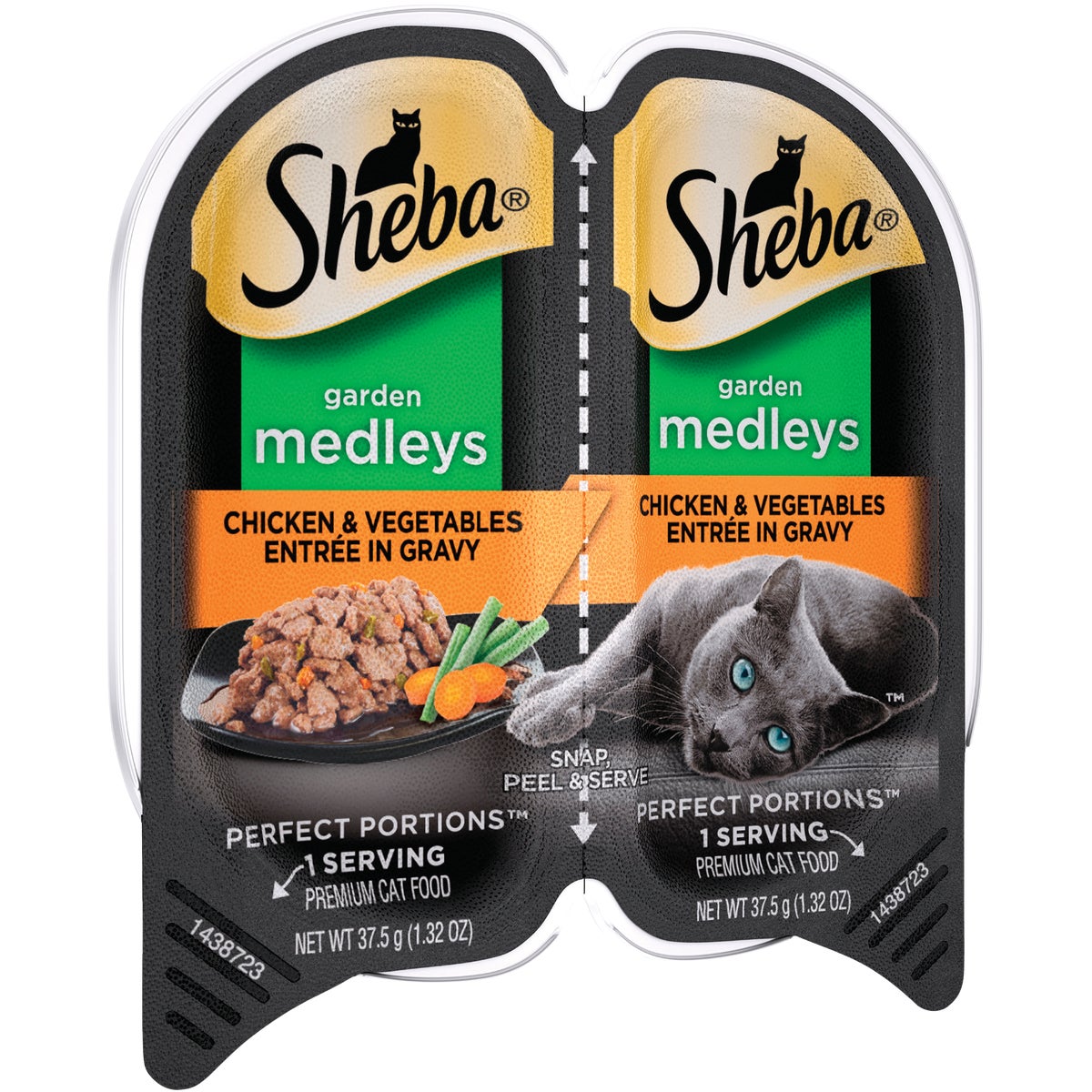 Sheba Perfect Portions Garden Medleys 2.6 Oz. Adult Chicken & Vegetables Wet Cat Food