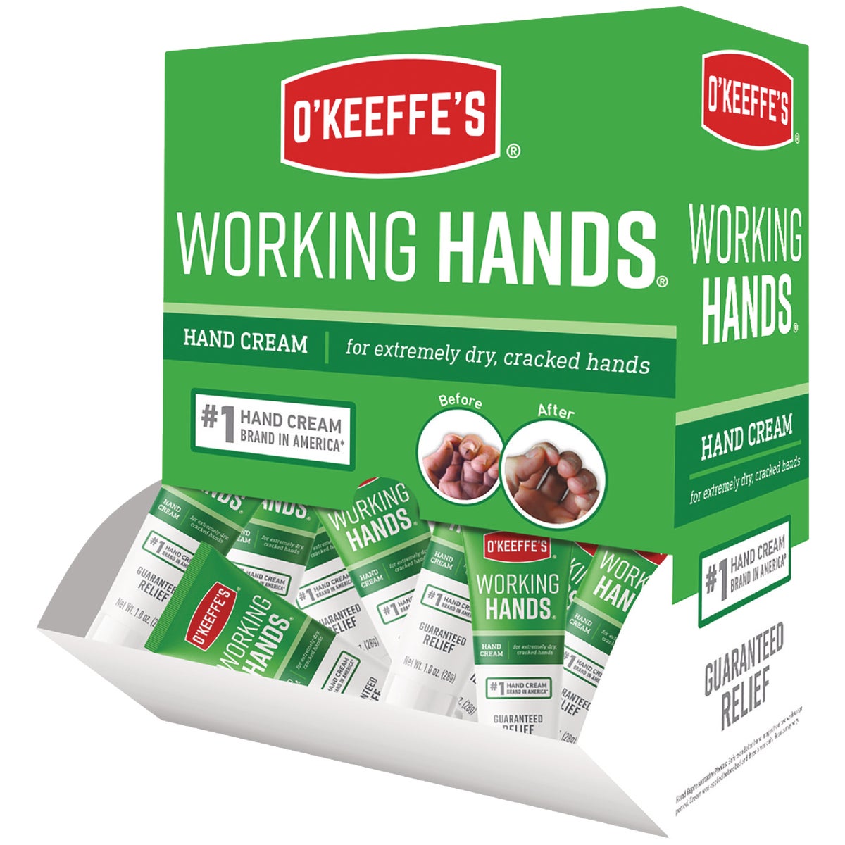 O'Keeffe's Working Hands 1 Oz. Hand Cream Tube (48-Piece Gravity Display)