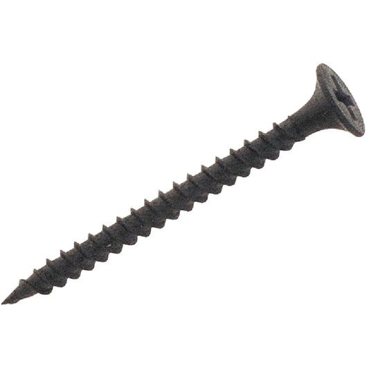 Grip-Rite #6 x 1-1/4 In. Fine Thread Black Phosphate Drywall Screw (8000 Ct.)