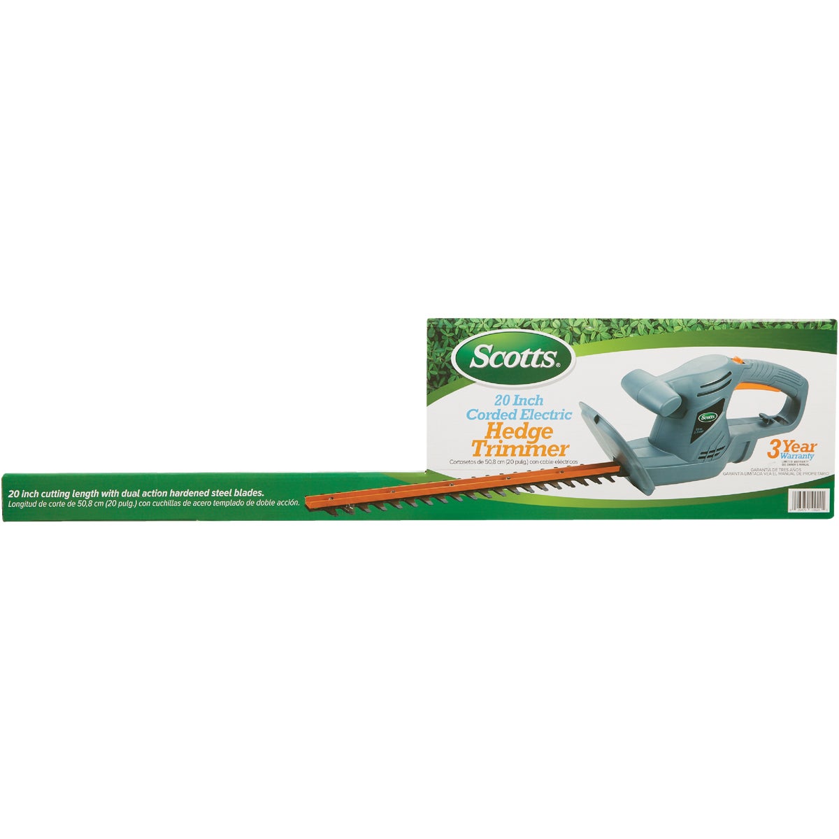 Scotts 20 In. 3A Corded Electric Hedge Trimmer