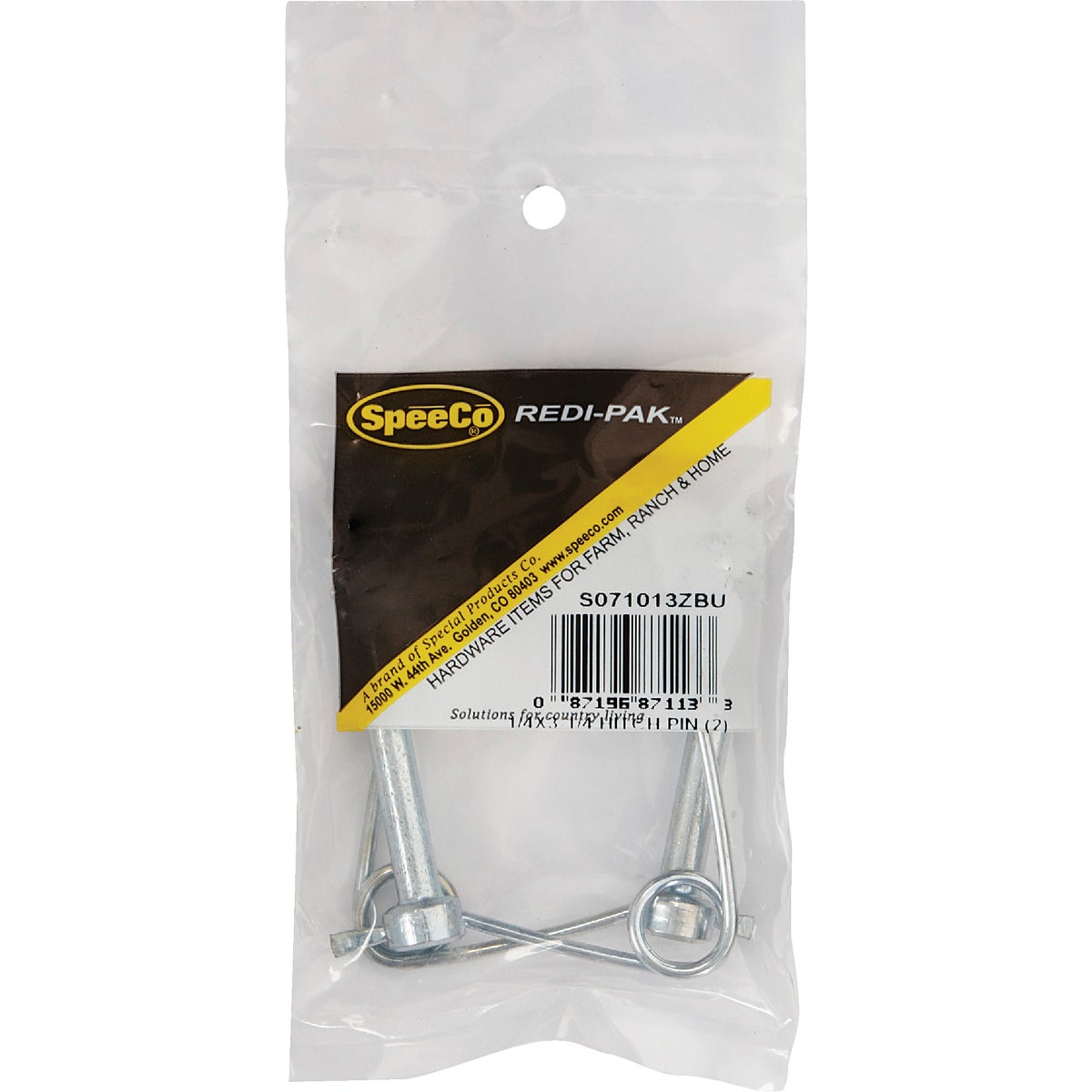 Speeco 1/4 In. x 1-3/4 In. Draw Bar Hitch Pin