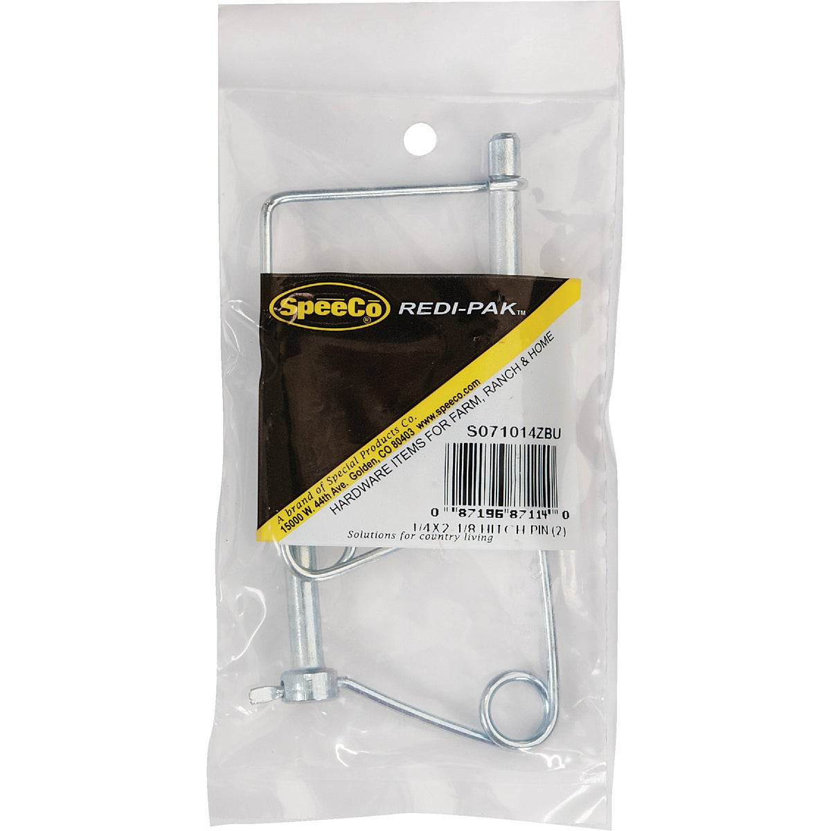 Speeco 1/4 In. x 2-1/8 In. Draw Bar Hitch Pin