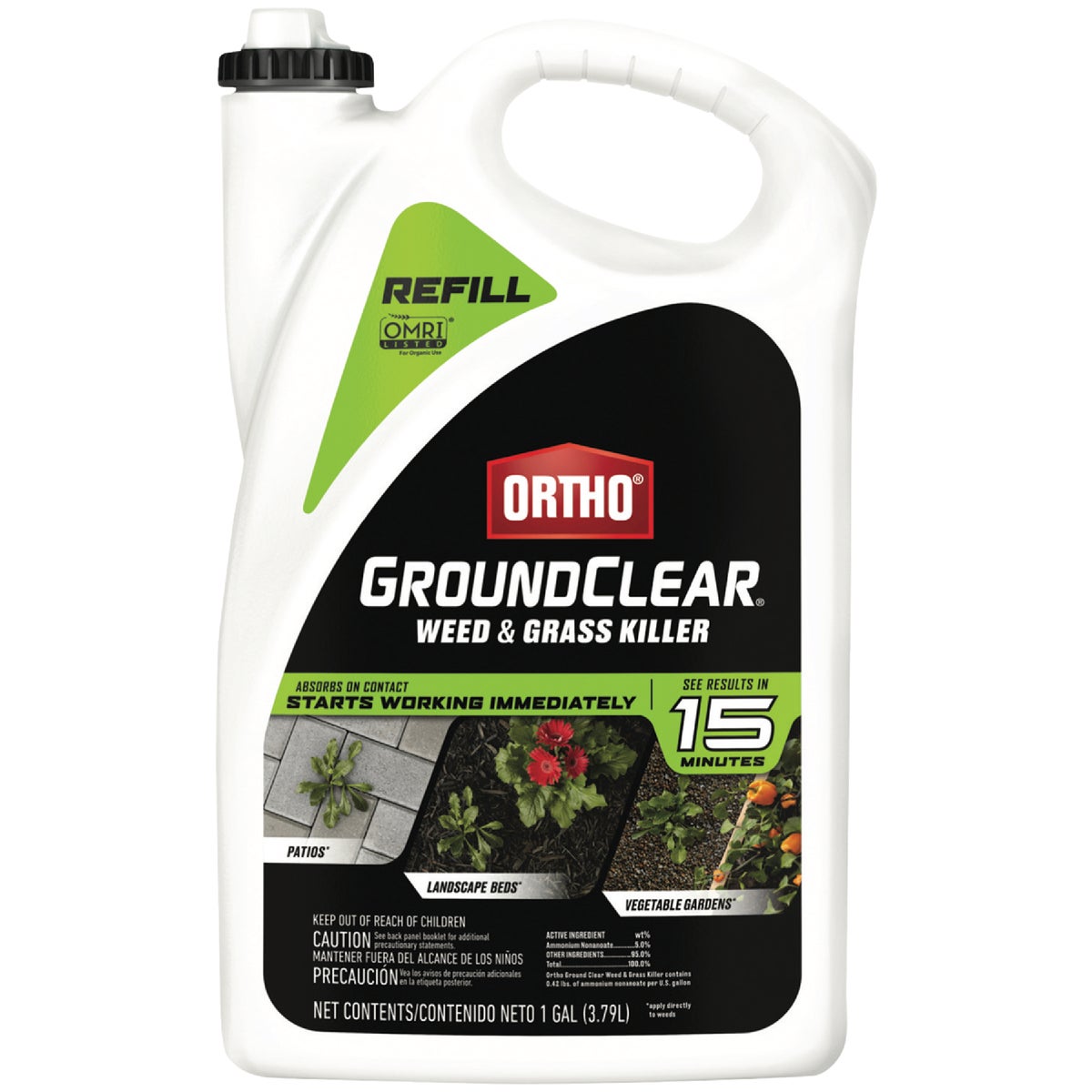 Ortho GroundClear 1 Gal. Ready To Use Refill Weed & Grass Killer