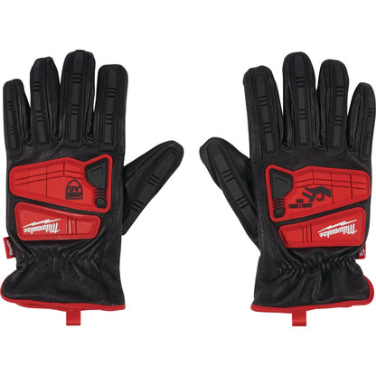 Milwaukee Impact Cut Level 5 Unisex Large Goatskin Leather Work Gloves