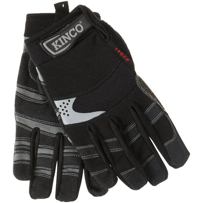 KincoPro General Men's Large Black Polyester-Spandex Work Glove