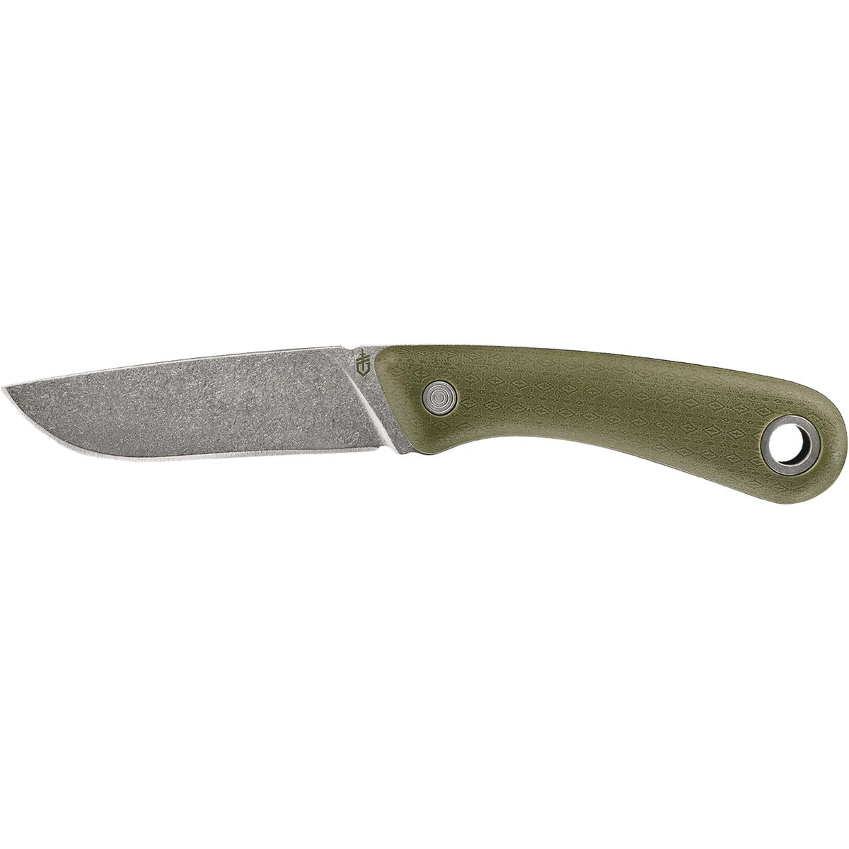Gerber Spine 3.7 In. 7Cr17MoV Stainless Steel Flat Sage Fixed Blade Knife