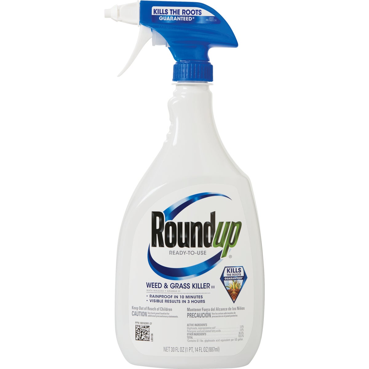 Roundup 30 Oz. Ready To Use Trigger Spray Weed & Grass Killer III