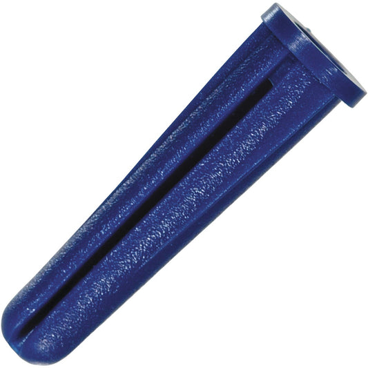 Hillman #14 - #16 Thread x 1-1/2 In. Blue Conical Plastic Anchor (5 Ct.)