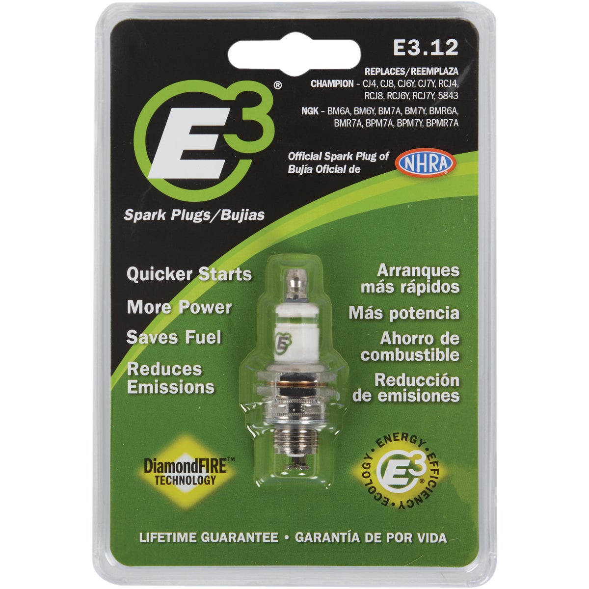 Arnold E3 3/4 x .375 4-Cycle Spark Plug