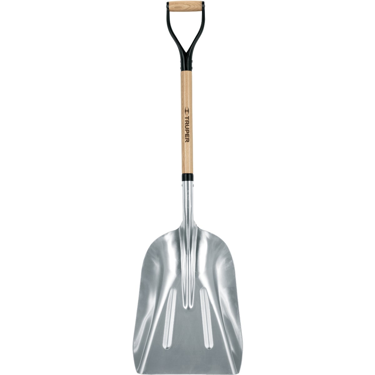 Truper Tru Pro #12 Steel 27 In. Wood D-Handle Aluminum Scoop Shovel