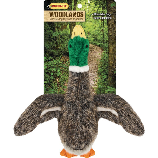 Westminster Pet Woodlands 9 In. Plush Mallard Dog Toy