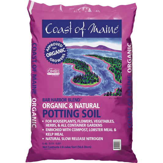 Coast of Maine Bar Harbor Blend 2 Cu. Ft. Organic Potting Soil