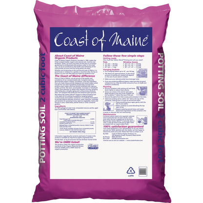 Coast of Maine Bar Harbor Blend 2 Cu. Ft. Organic Potting Soil