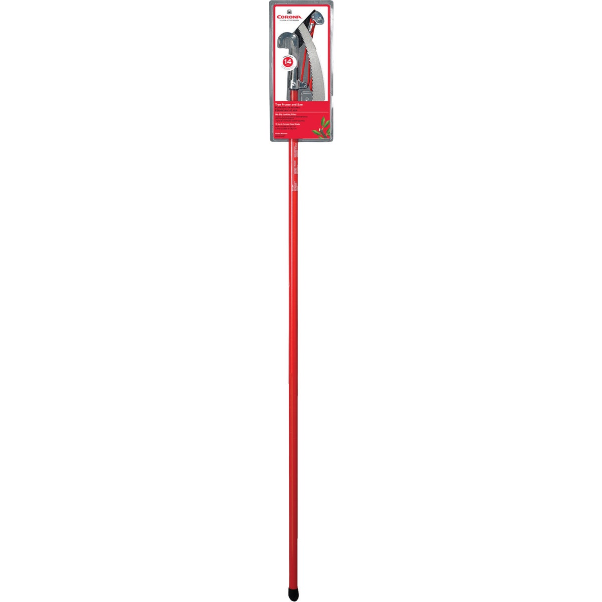 Corona Red 1 In. Cutting Capacity 14 Ft. Fiberglass Compound Pole Tree Pruner