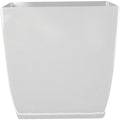 Myers Aria 8 In. Glossy White Square Planter