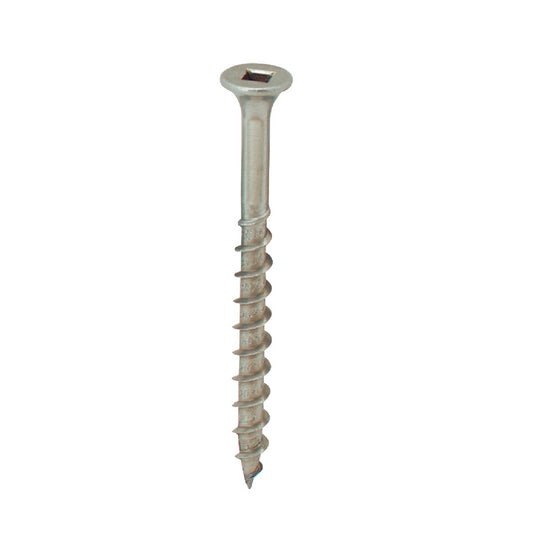 Do it #8 x 2 In. Stainless Steel Square Bugle-Head Wood Deck Screw (4 Lb. Box)