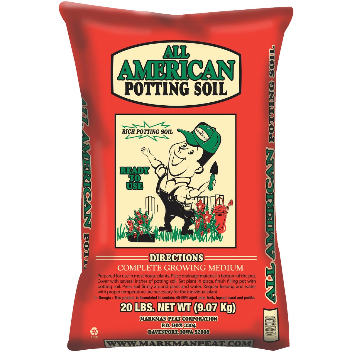 All American 20 Lb. All Purpose Potting Soil