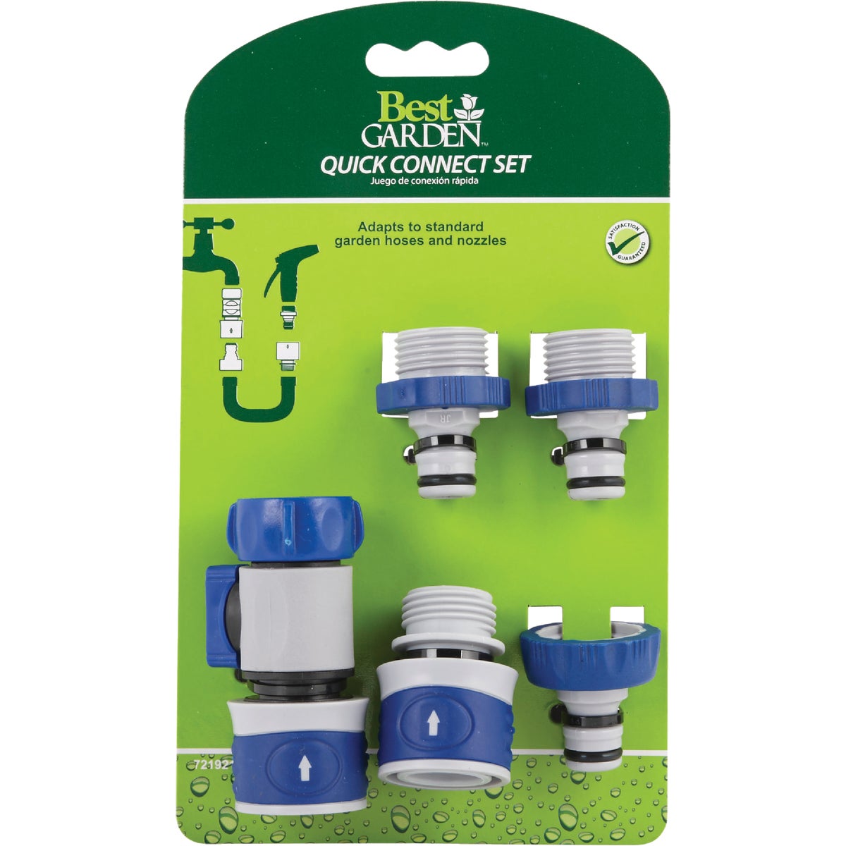 Best Garden Assorted Connections Poly Quick Connect Connector Set