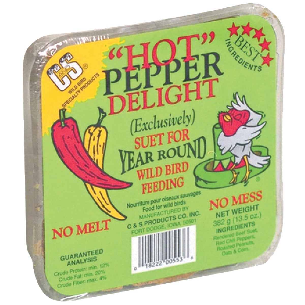 C&S 13.5 Oz. Hot Pepper Delight Suet