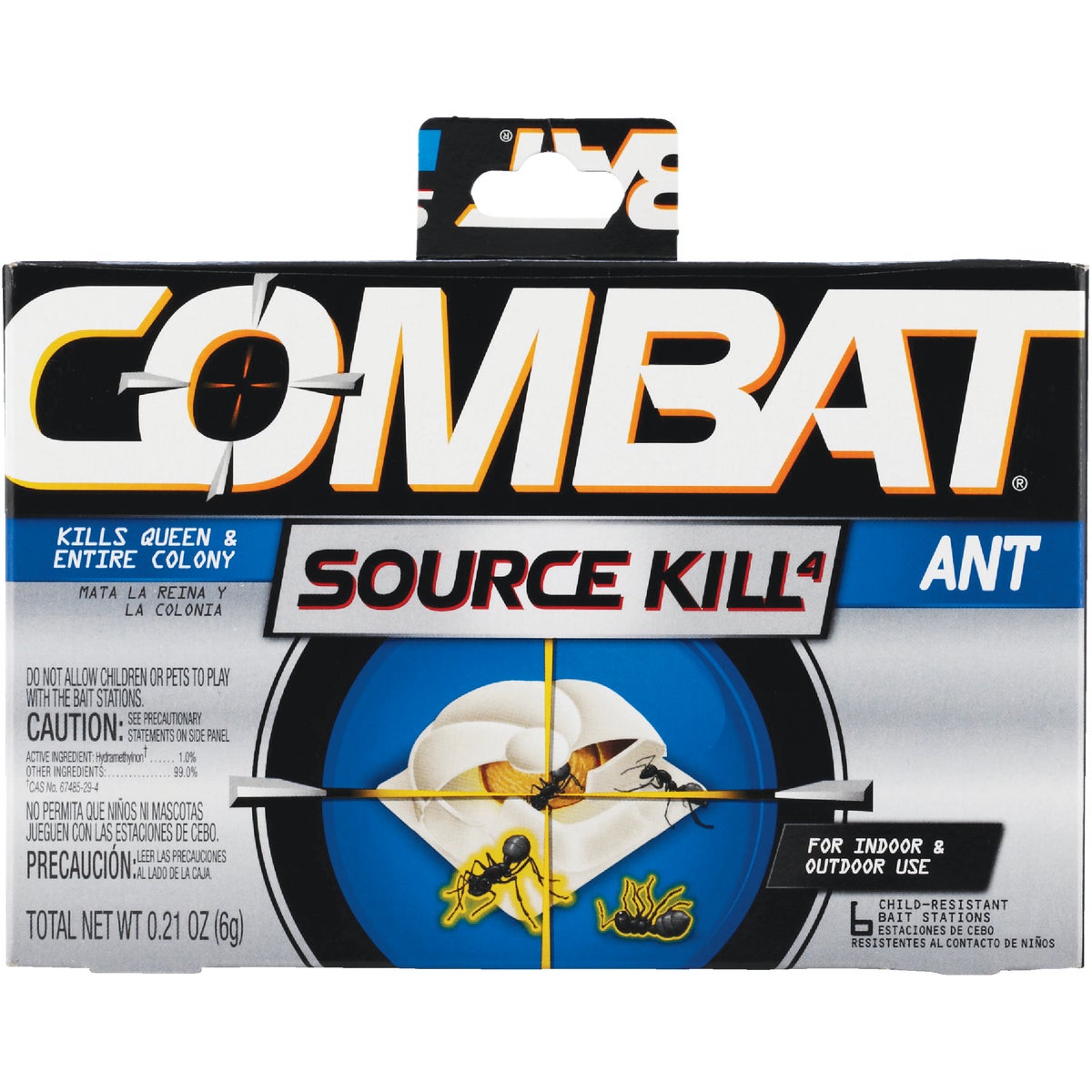 Combat Source Kill 0.21 Oz. Solid Ant Bait Station (6-Pack)