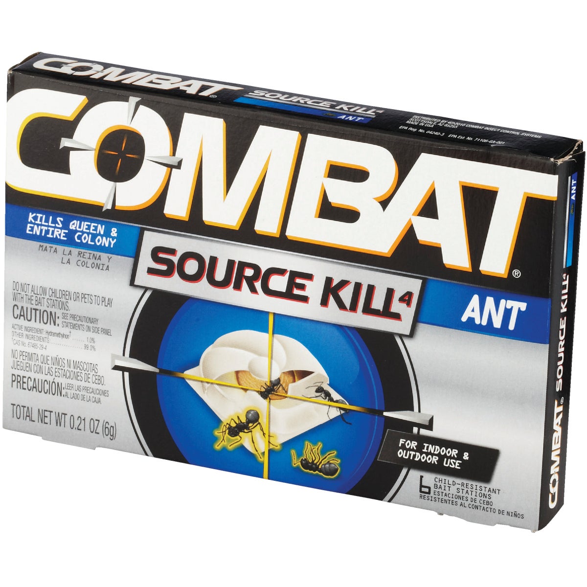 Combat Source Kill 0.21 Oz. Solid Ant Bait Station (6-Pack)