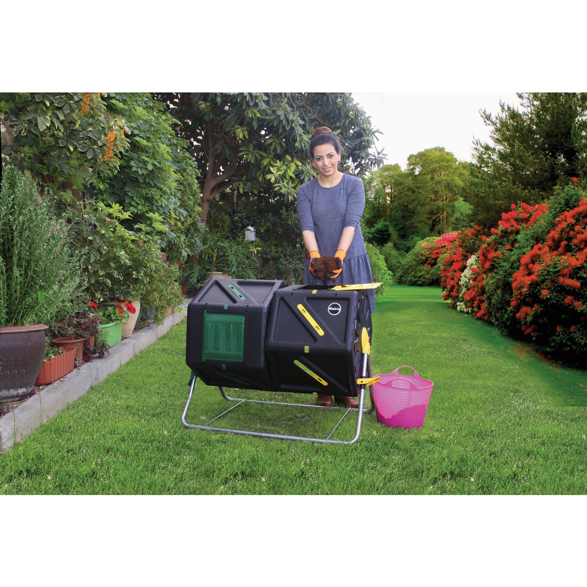 Miracle-Gro 2 x 28 Gal. Dual Chamber Tumbling Composter