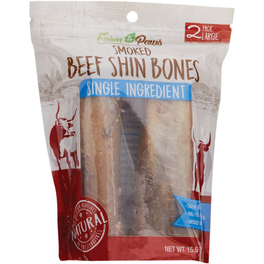 Cadet 5 In. to 6 In. Beef Stuffed Shin Bone (2-Pack)