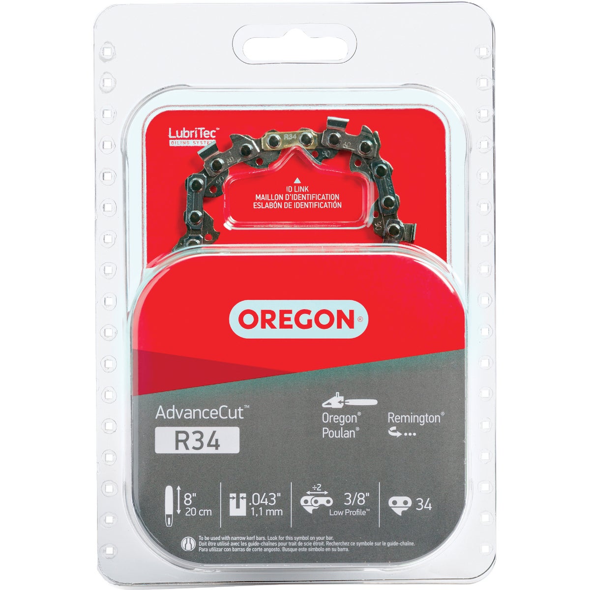Oregon AdvanceCut R34 8 In. Chainsaw Chain