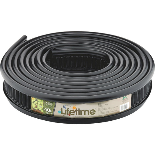 Master Mark Lifetime Professional 5 In. H. x 40 Ft. L. Black Recycled Plastic Lawn Edging