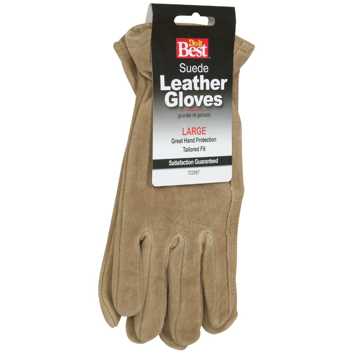 Do it Best Men's Large Suede Leather Work Glove