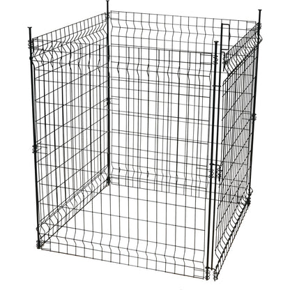 Best Garden 52 In. H. Black Powder-Coated Steel Multi Purpose Fence Post