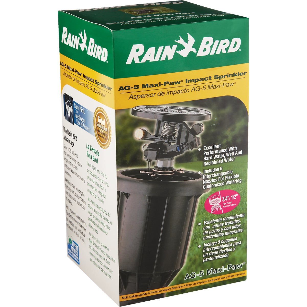 Rain Bird 3 In. Full or Partial Circle Deluxe Pop-Up Impact Head Sprinkler