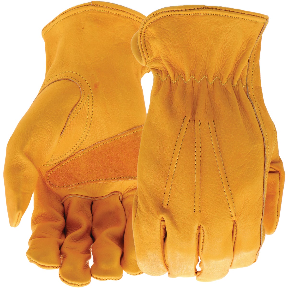 West Chester Protective Gear Men's Medium Grain Cowhide Leather Work Glove