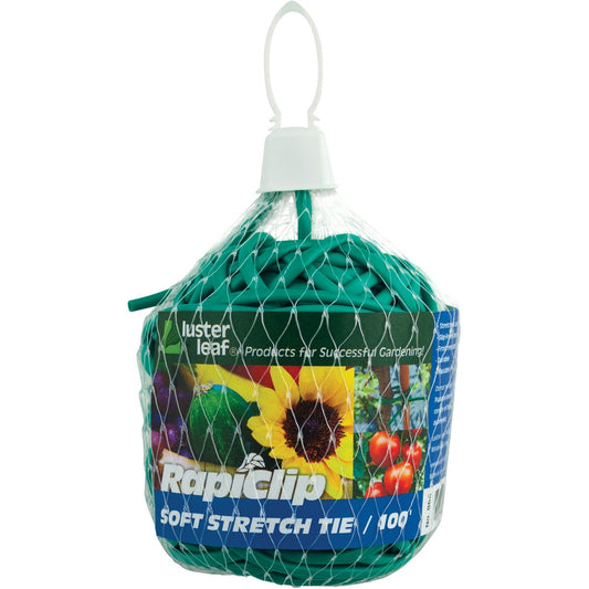 Rapiclip 100 Ft. Green Soft Stretch Plant Tie