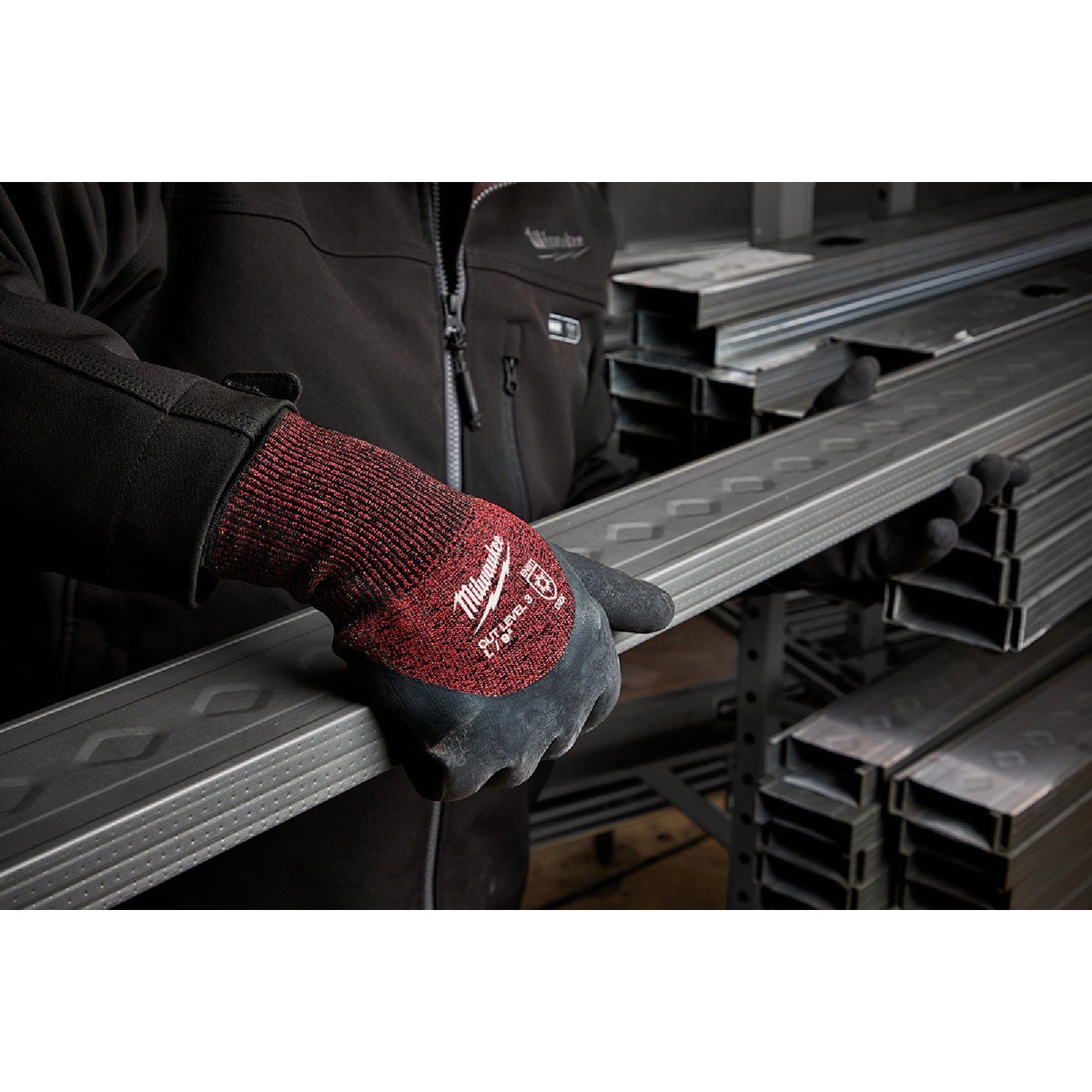 Milwaukee Unisex Medium Latex Coated Cut Level 3 Insulated Work Glove