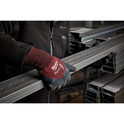 Milwaukee Unisex Medium Latex Coated Cut Level 3 Insulated Work Glove
