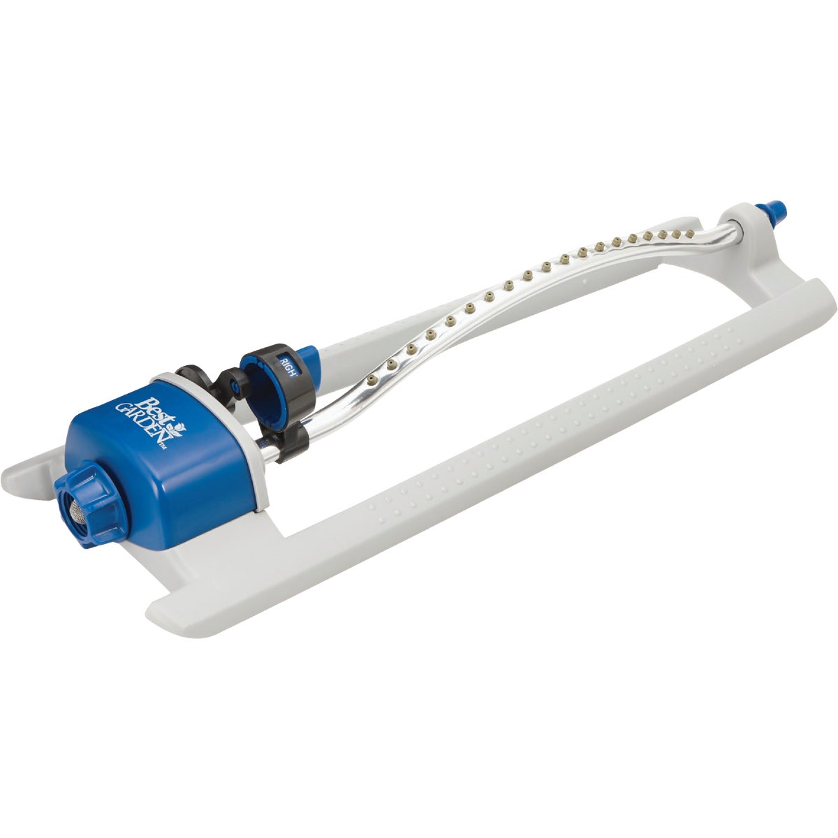 Best Garden Poly 3400 Sq. Ft. Blue & Gray Oscillating Sprinkler