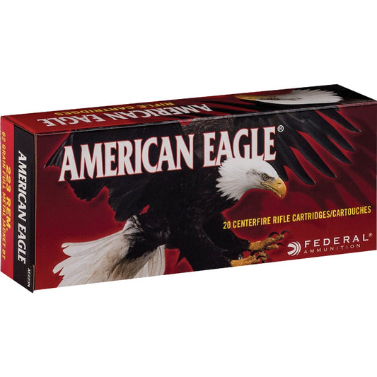 Federal American Eagle .223 Rem 62 Grain FMJ-BT Centerfire Ammunition Cartridges