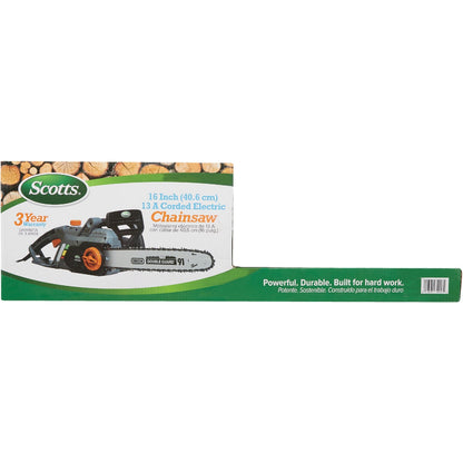 Scotts 16 In. 12 Amp Corded Electric Chainsaw