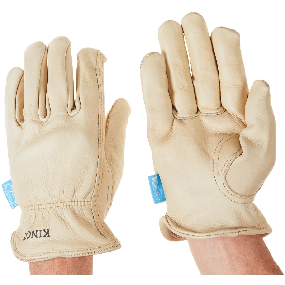 Kinco HydroFlector Men's XL Tan Cowhide Driver Glove