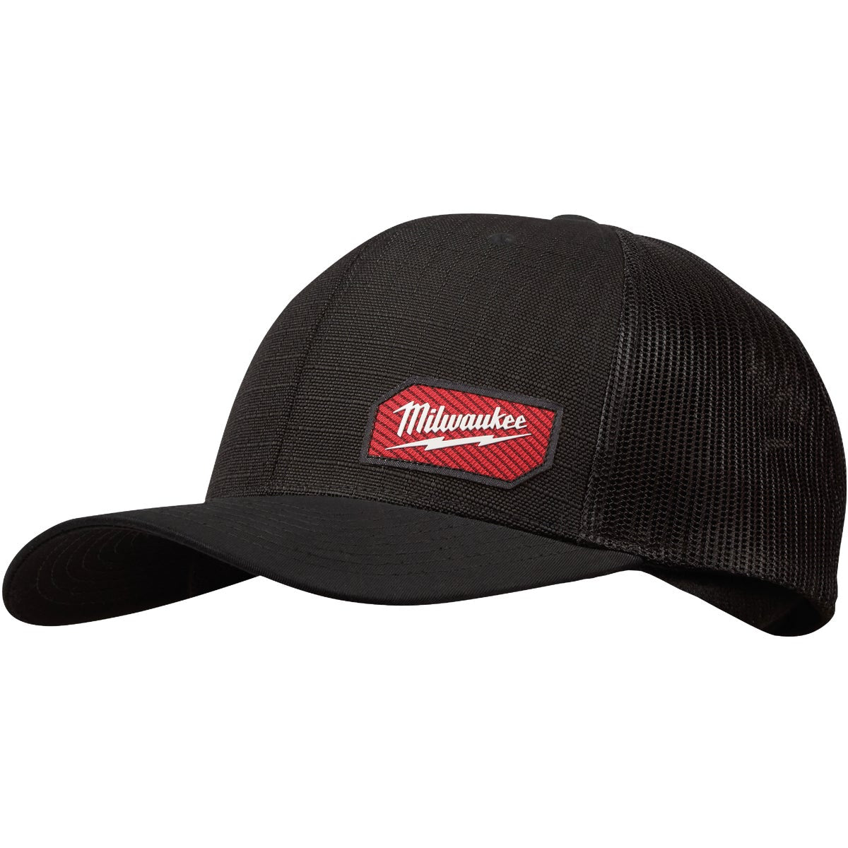 Milwaukee GridIron Snapback Black Trucker Hat