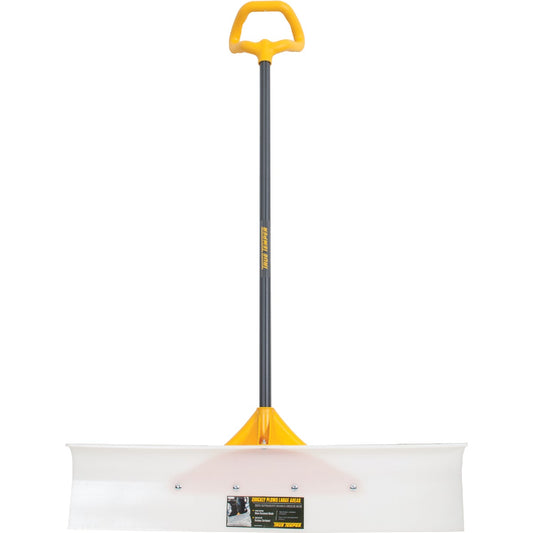 True Temper 36 In. Nylon Snow Pusher with 42 In. Steel Handle