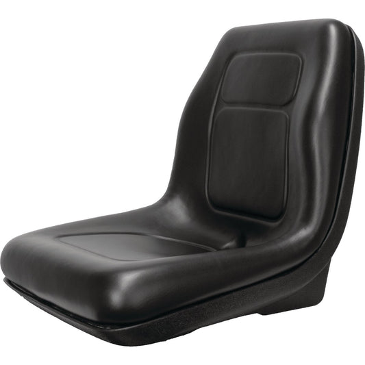 Concentric Black Talon Ultra-High Back Gator Style Black Tractor Seat