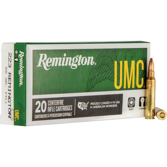 Remington UMC .223 Rem 55 Grain MC Centerfire Ammunition Cartridges