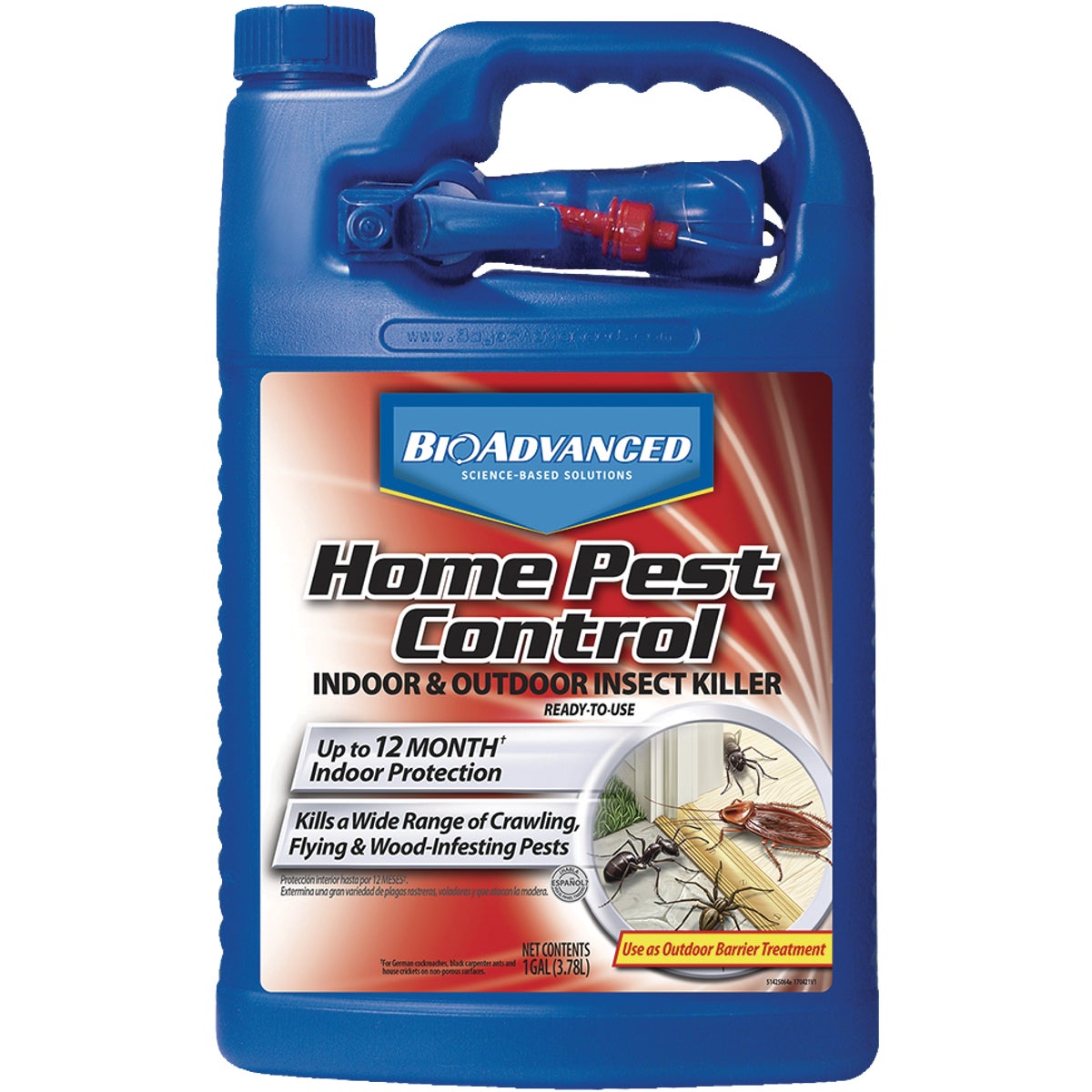 BioAdvanced Home Pest Control 1 Gal. Ready To Use Trigger Spray Insect Killer