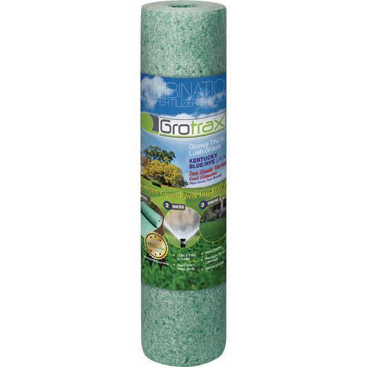 GroTrax Big Roll 100 Sq. Ft. Coverage Kentucky Blue/Rye Grass Seed Roll