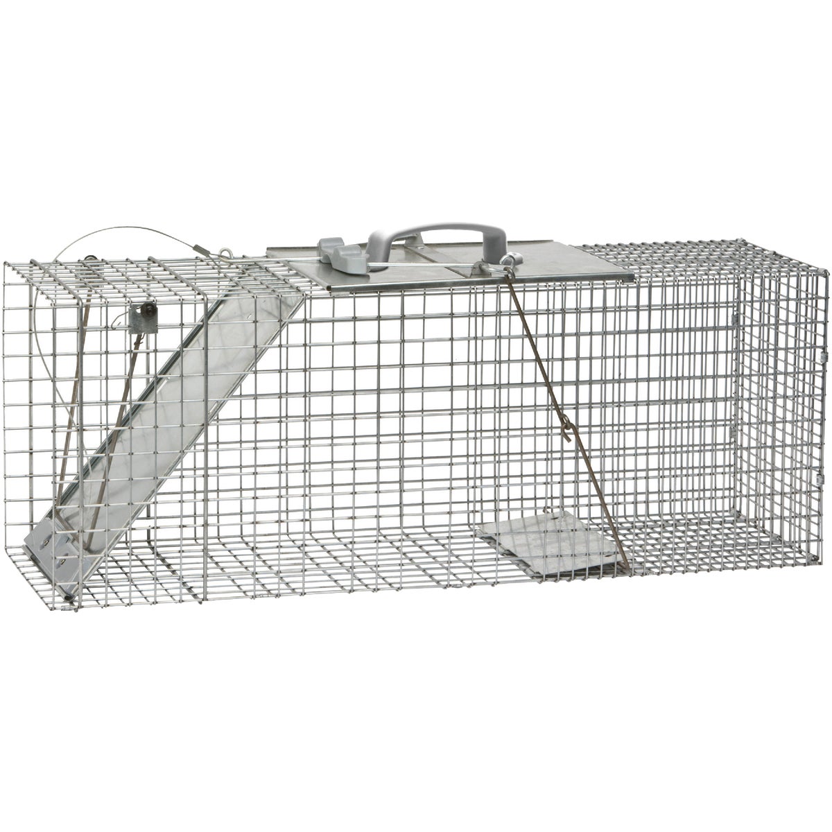 Havahart Easy Set Galvanized Steel 32 In. Live Raccoon Trap