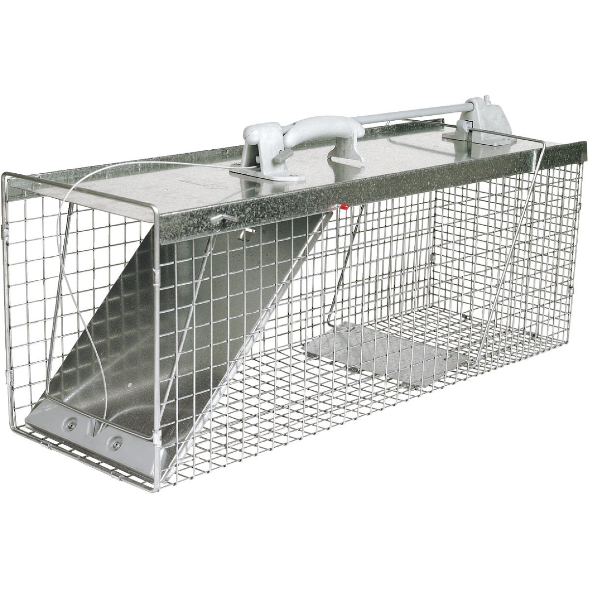 Havahart Easy Set Galvanized Steel 32 In. Live Raccoon Trap