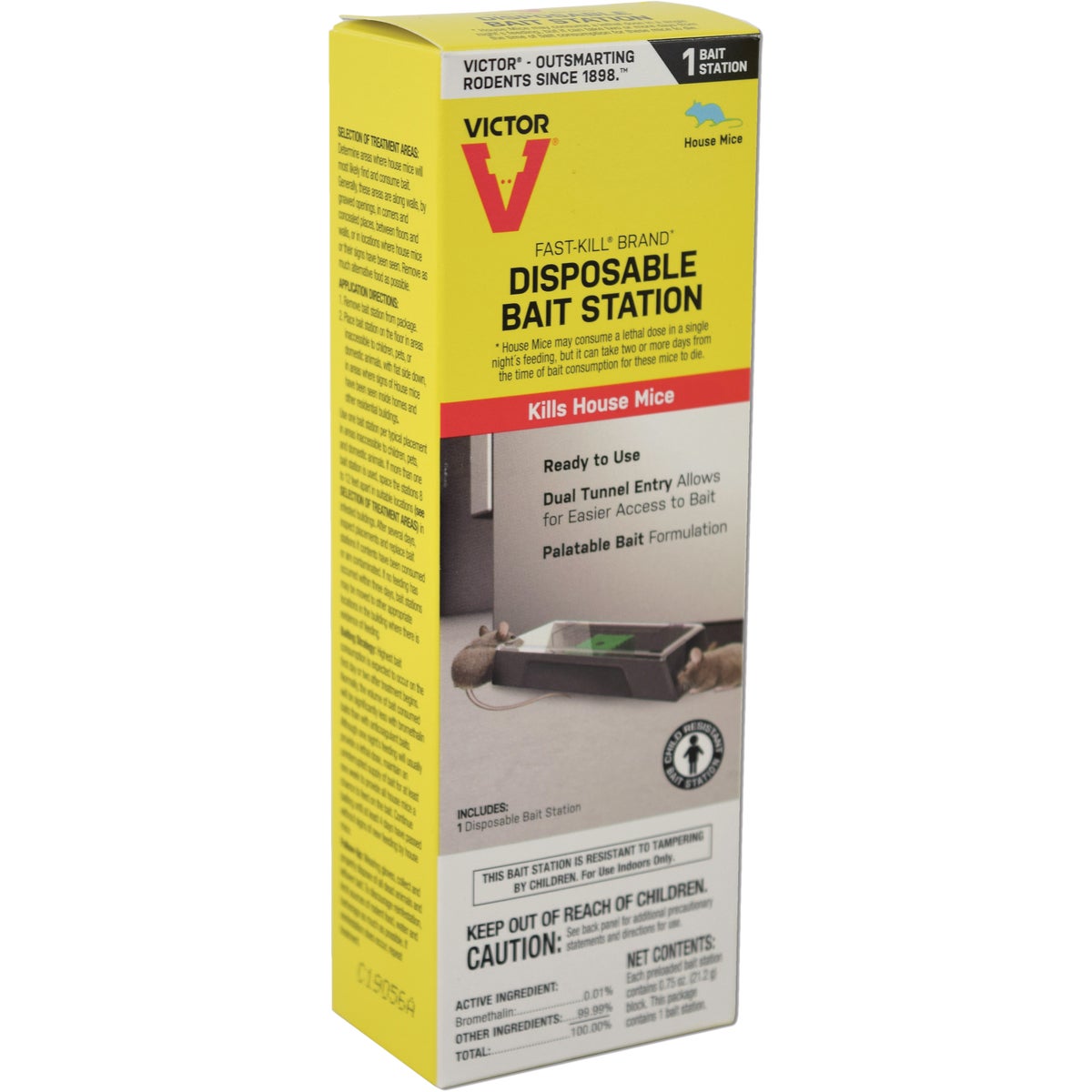 Victor Fast-Kill Disposable Mouse Bait Station